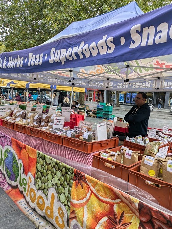 Eat Whole Foods market stall